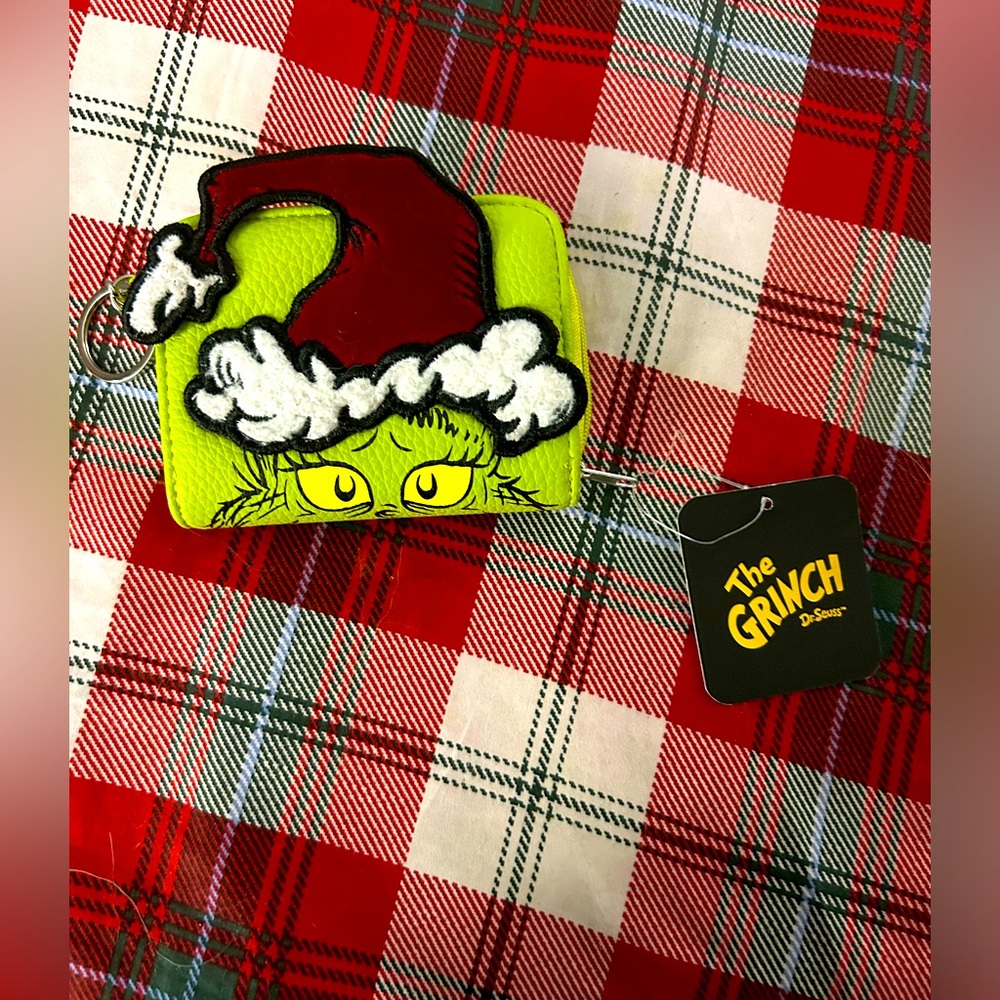 The Grinch Coin money Wallet Cute! 💚